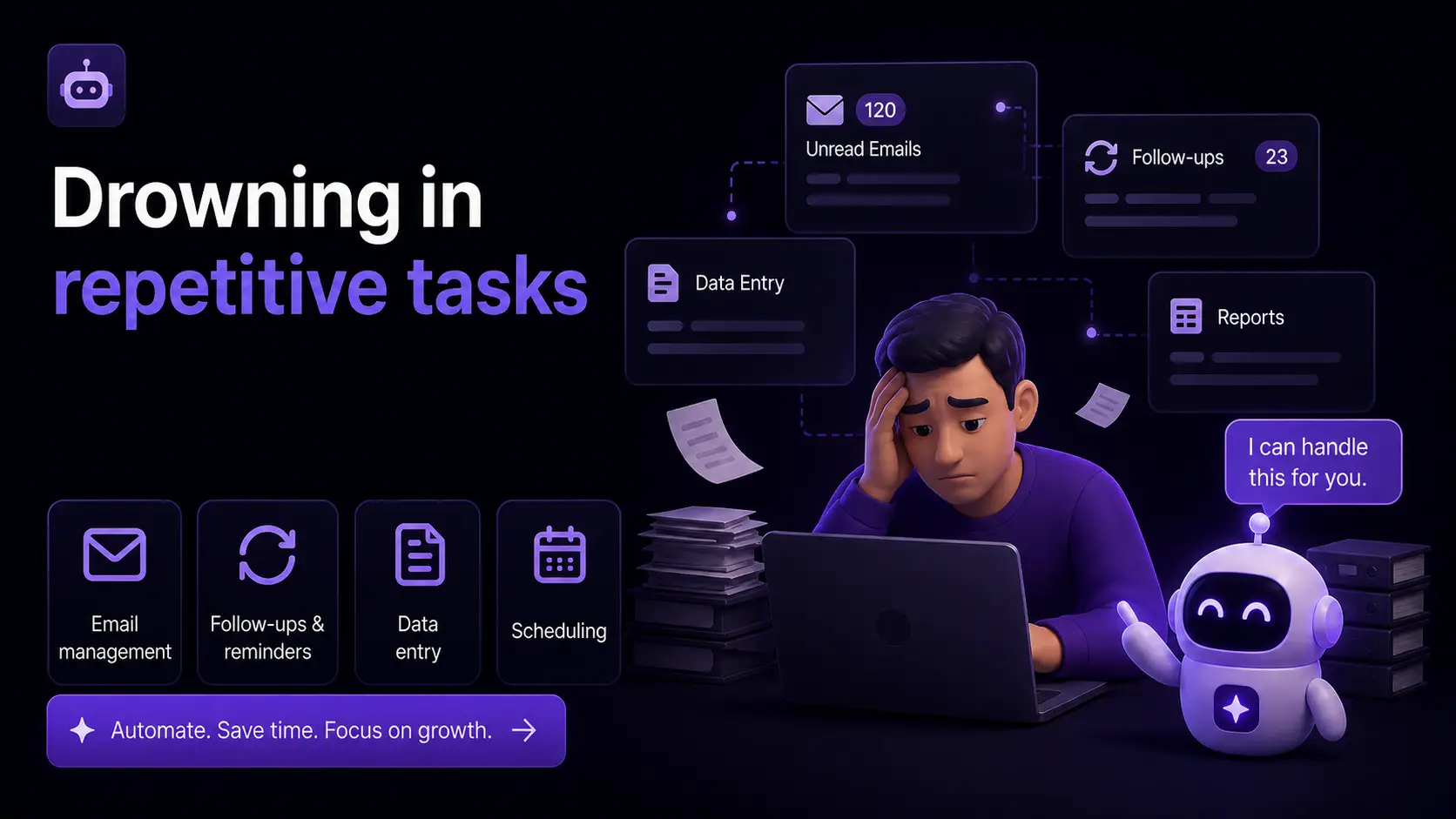 Drowning in repetitive tasks