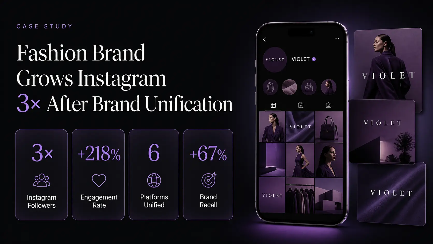 Fashion Brand Grows Instagram 3× After Brand Unification