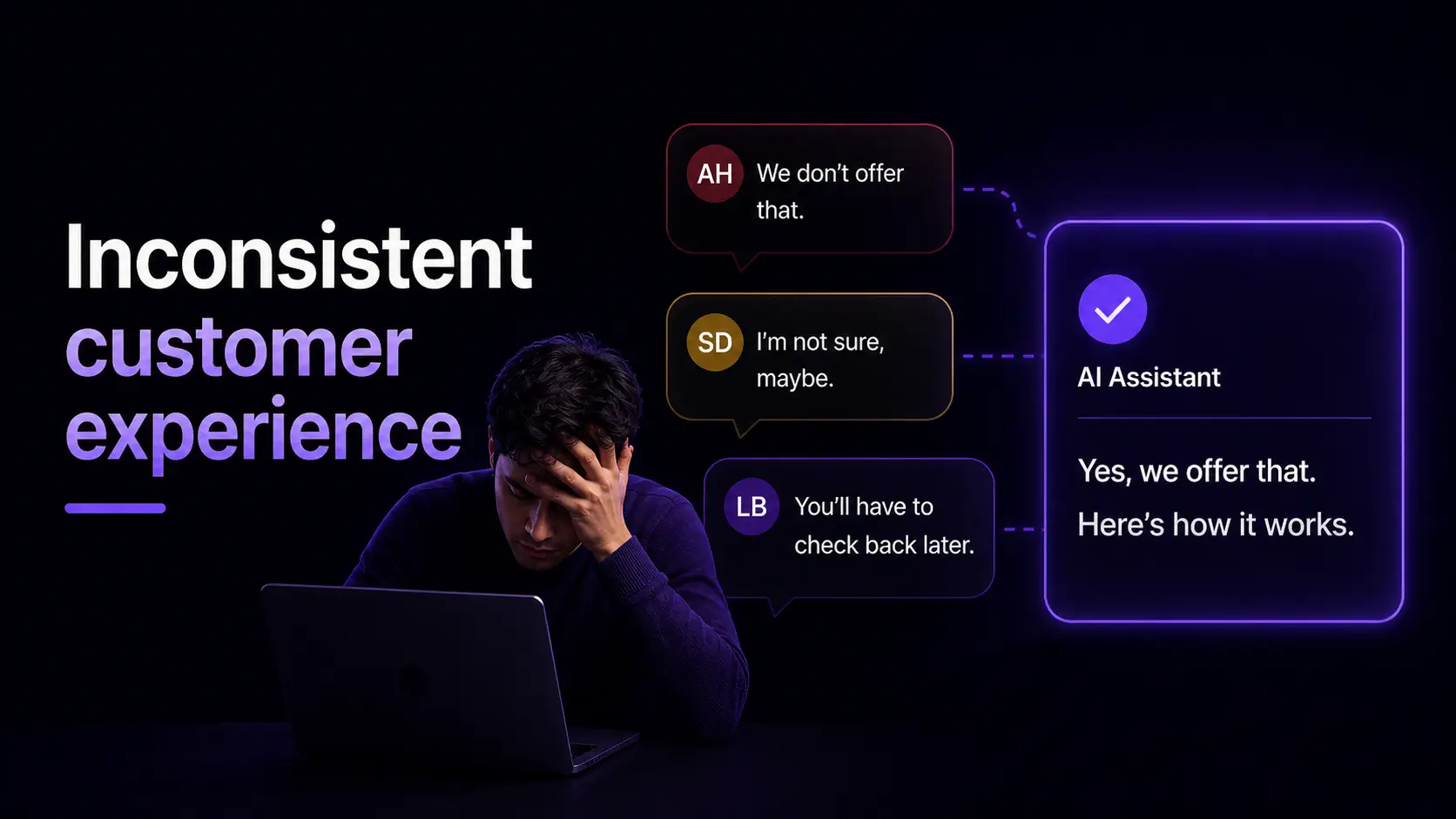 Inconsistent customer experience