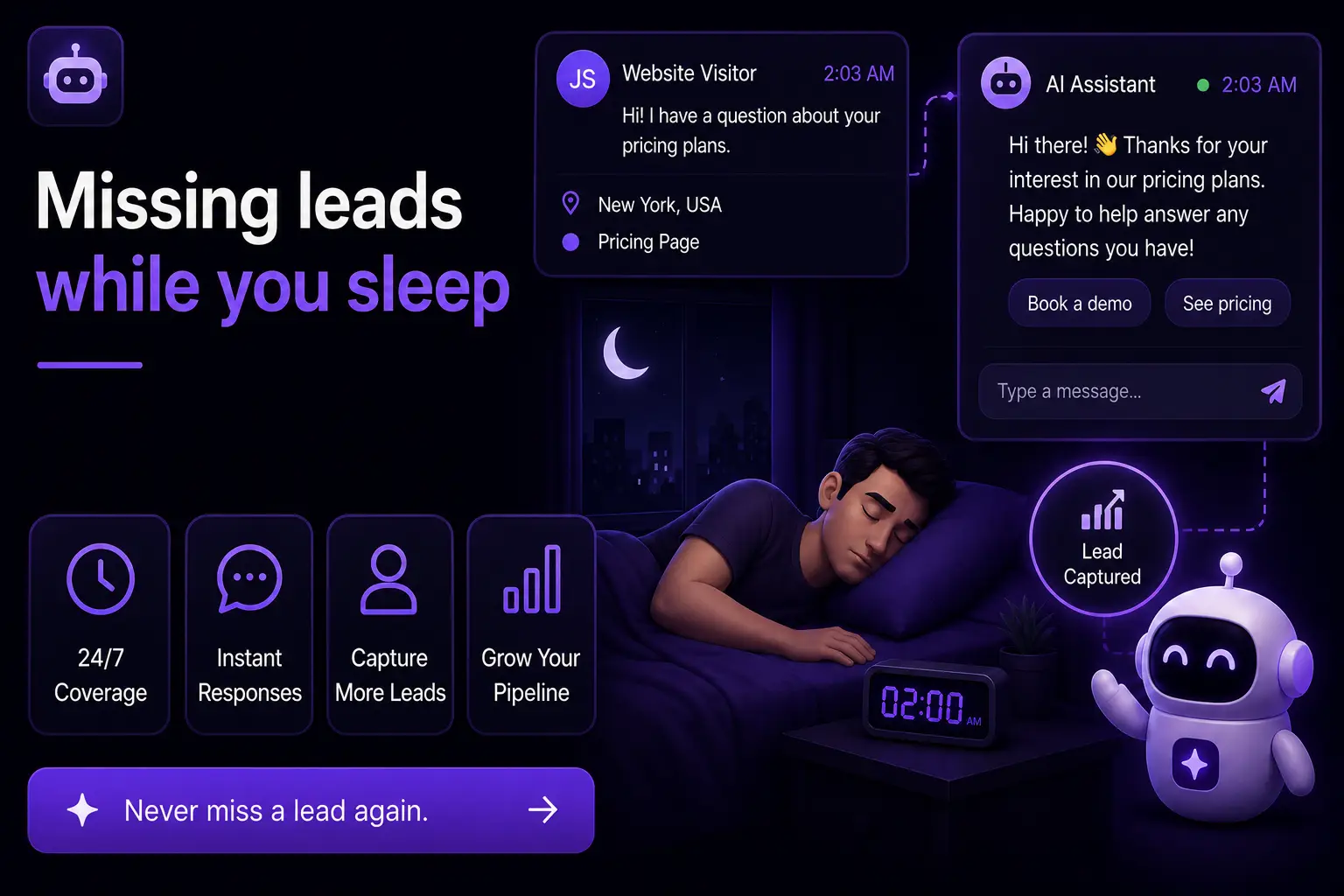 Missing leads while you sleep