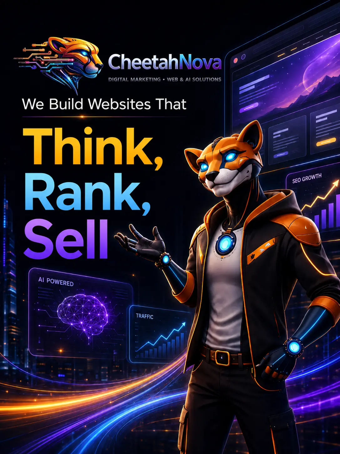 Modern web design showcase